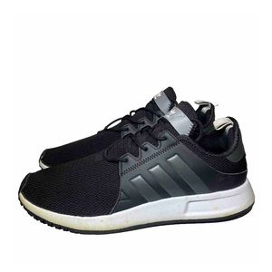 Adidas X PLR Running Shoes Men’s Size 11 Low Black Logo Lace Up Sneakers EE6820